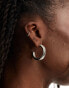 & Other Stories chunky hoop earrings in silver