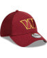 Фото #2 товара Men's Burgundy Washington Commanders 39THIRTY Flex Hat