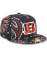 Men's Black Cincinnati Bengals Paisley 59Fifty Fitted Hat