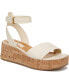 Фото #1 товара Women's Terry Ankle Strap Platform Sandals