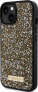 Guess Guess GUHCP15SPFGSBSD iPhone 15 6.1" żółty/yellow hardcase Rhinestone Metal Logo