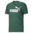 Фото #1 товара Puma Essentials Heather Logo Crew Neck Short Sleeve T-Shirt Mens Size L Casual