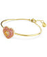 ფოტო #2 პროდუქტის Gold-Tone Hyperbola Heart Bangle Bracelet