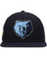 Men's Navy Memphis Grizzlies Primary Logo Snapback Hat