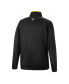 Фото #3 товара Куртка с полукруглой застежкой Colosseum для мужчин черного цвета Appalachian State Mountaineers Rebound
