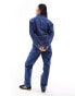 Фото #6 товара Mango western denim jumpsuit in blue