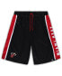 Фото #1 товара Men's Black Miami Heat Big and Tall Referee Iconic Mesh Shorts