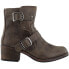 Code West Trinity Zippered Womens Brown Casual Boots CW116-265