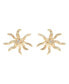 Bettina Earrings Brushed Gold