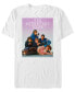 Фото #1 товара The Breakfast Club Men's Group Pose Faded Background Short Sleeve T-Shirt