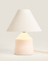 Metal ceramic table lamp