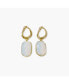 Фото #1 товара Sanctuary Project by Oval Opalite Drop Earrings Gold