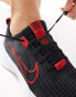 Nike Running Interact trainers in black and red