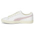 Фото #5 товара Puma Clyde Base Lace Up Womens White Sneakers Casual Shoes 39009105