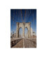 Фото #1 товара Monte Nagler Brooklyn Bridge New York City New York Color Canvas Art - 20" x 25"