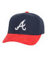 Фото #1 товара Men's Navy Atlanta Braves Corduroy Pro Snapback Hat