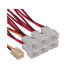 Фото #2 товара InLine Fan Adapter Cable Y-Cable 3pin Molex female / 6x 3pin Molex male