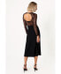 ფოტო #5 პროდუქტის Women's Addams Longsleeve Midi Dress