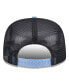 Фото #3 товара Men's Black/Light Blue Memphis Grizzlies Throwback Team Arch Golfer Snapback Hat