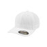 FLEXFIT Pintripe Basic cap Белый / темно-синий, L-XL - фото #2