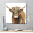 Фото #2 товара Highland Cattle II Gallery-Wrapped Canvas Wall Art - 20" x 20"