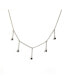 ფოტო #2 პროდუქტის Drop Necklace for Women with Five Cubic Zirconia Stone