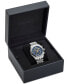 ფოტო #4 პროდუქტის Men's Swiss Chronograph Stainless Steel Bracelet Watch 44mm