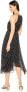 Фото #2 товара JOIE 252598 Womens Black Printed Sleeveless Halter Maxi Sheath Dress Size S