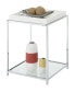 Фото #3 товара Palm Beach End Table with Shelf And Removable Trays