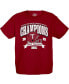 ფოტო #1 პროდუქტის Big Boys Cardinal Troy University Trojans 2023 Sun Belt Football Conference Champions T-shirt