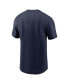 Фото #4 товара Men's Navy Tennessee Titans Muscle T-shirt