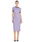 ფოტო #1 პროდუქტის Women's Rainbow Knit Midi Dress