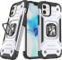 Фото #1 товара Wozinsky Wozinsky Ring Armor etui iPhone 14 pancerny pokrowiec uchwyt magnetyczny ring srebrne