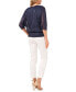 ფოტო #7 პროდუქტის Split-Sleeve Metallic Blouson Top