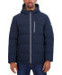 Фото #1 товара Men's Quilted Hooded Puffer Jacket