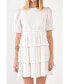 ფოტო #1 პროდუქტის Women's Texture Tiered Dress