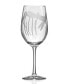 Фото #2 товара Dragonfly White Wine Glass 12Oz - Set Of 4 Glasses