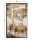 Фото #6 товара by Cosmopolitan Canvas Abstract Framed Wall Art with Gold-Tone Frame, 36" x 2" x 47"