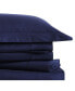 Фото #2 товара Solid Cotton Percale Full Sheet Set