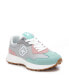 Women's Sneakers By Grey With Multicolor Accent