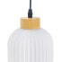 Фото #5 товара Потолочный светильник Стеклянный Натуральный Металл Белый 14 x 14 x 32 cm