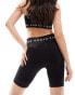 Фото #5 товара The North Face Training Seamless high waist legging shorts in black