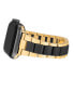 Women's Gold-Tone and Black Tide Plastic Bracelet Compatible with 38/40/41mm Apple Watch