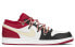 【定制球鞋】 Jordan Air Jordan 1 FZBB 朱玉 低帮 复古篮球鞋 男女同款 红白黑 / Кроссовки Jordan Air Jordan 553558-163