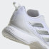 adidas Avacourt 减震防滑耐磨 低帮 网球鞋 女款 白银
