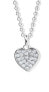 Фото #1 товара Колье Modesi Sparkling Silver Heart Necklace