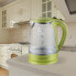 Фото #3 товара Электрический чайник Feel-Maestro MR-064 Зеленый Прозрачный стеклянный 2000 Вт 1,7 л