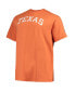 Фото #2 товара Men's Texas Orange Texas Longhorns Big and Tall Arch Team Logo T-shirt