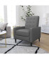 Фото #8 товара Darcy Recliner Chair Mid-Century Modern Tufted Upholstery Ergonomic Push Back Living Room Recliner