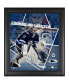 Connor Hellebuyck Winnipeg Jets Framed 15'' x 17'' Impact Player Collage with a Piece of Game-Used Puck - Limited Edition of 500